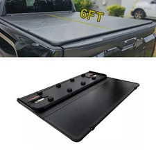 6FT Hard Tonneau Cover Truck Bed For 2016-2023 Toyota Tacoma Tri-Fold Waterproof