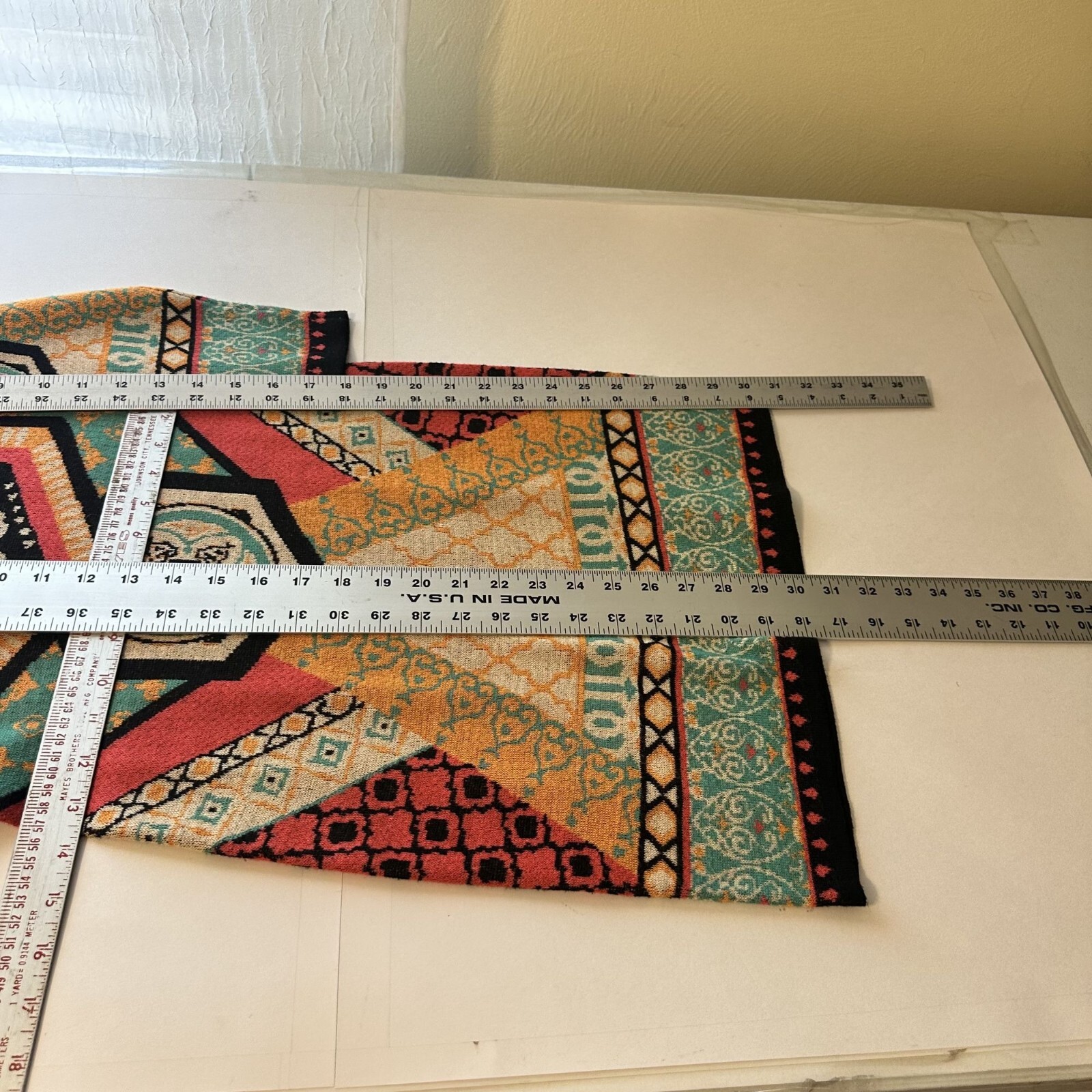 Flying Tomato Geometric Pattern Sweater Dress Min… - image 5