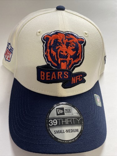 Chicago Bears New Era 39THIRTY NFL Sideline On-Field Cap Flex Hat small-Med