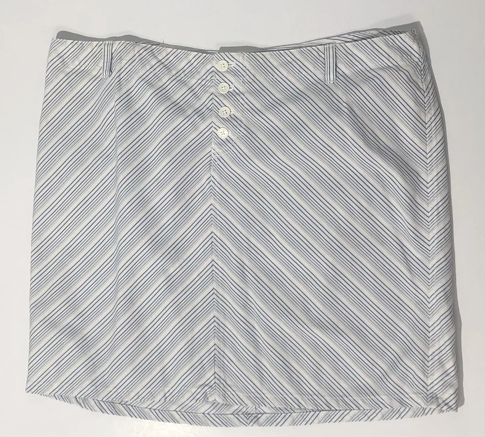 Mujer Talla 20 Lote De 2 Faldas Venezia Rayas Hasta la Rodilla Foto 3 de 4