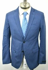 John Varvatos Mens Bedford Two Button Notch Lapel Wool Suit Jacket 498 38R
