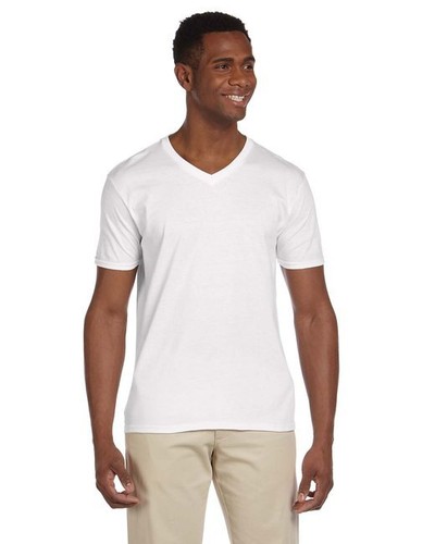 Gildan Adult Softstyle V-Neck T-Shirt G64V - US SELLER