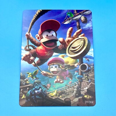 Donkey Kong Country Diddy's Quest Dixie Art Print Trading Card