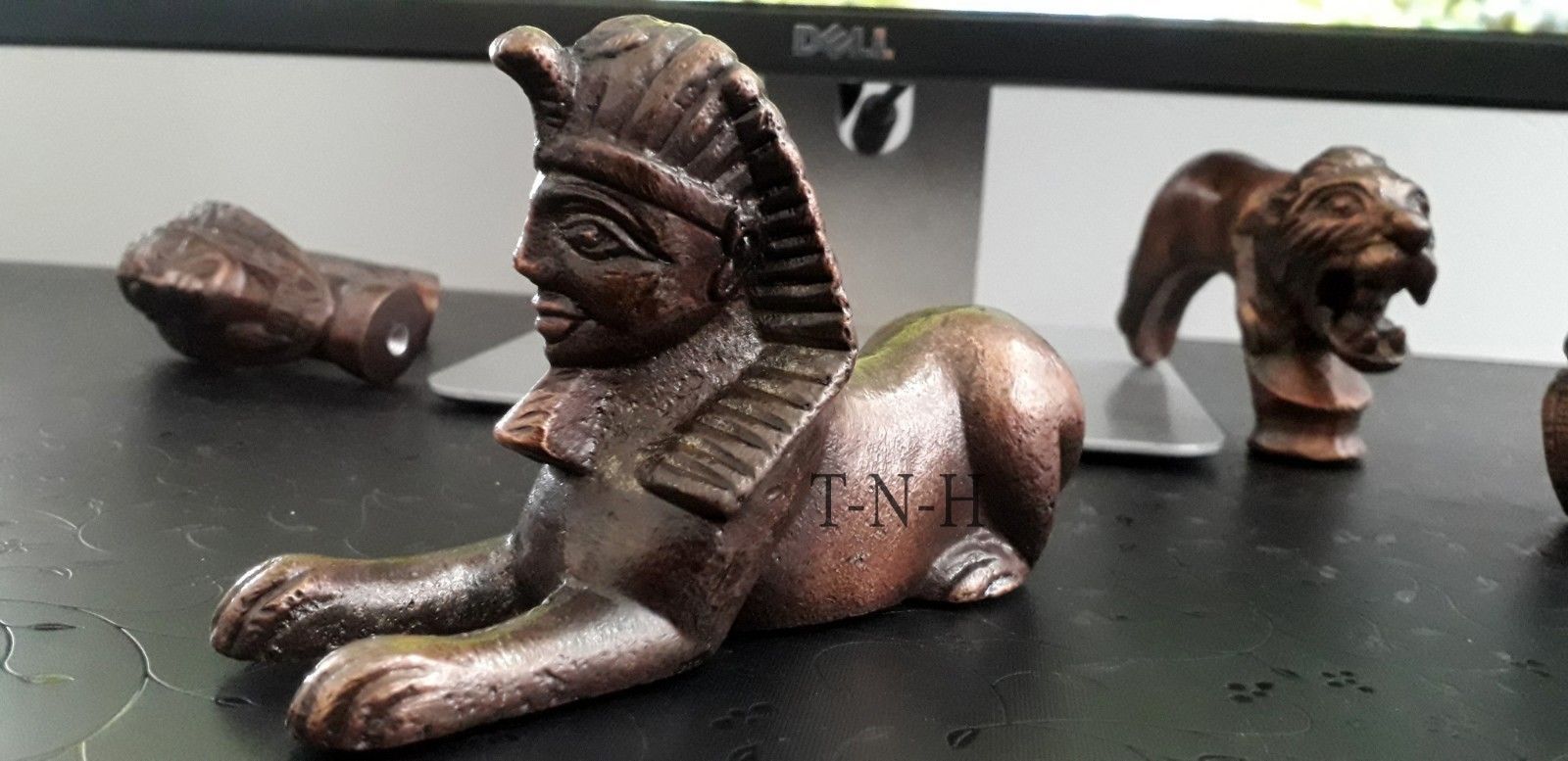 SOLID HEAD ANTIQUE STYLE VINTAGE HEAD HANDLE FOR … - image 1