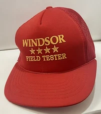 Windsor Field Tester Whiskey Vintage Red Hat - GREAT CONDITION