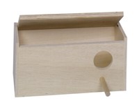 Nobby Wellensittich Nistkastenloch Rechts; 28,5 X 14,0 X 14,0 Cm Vogel Haus
