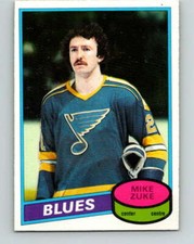 1980-81 O-Pee-Chee #209 Mike Zuke  RC Rookie St. Louis Blues V39197