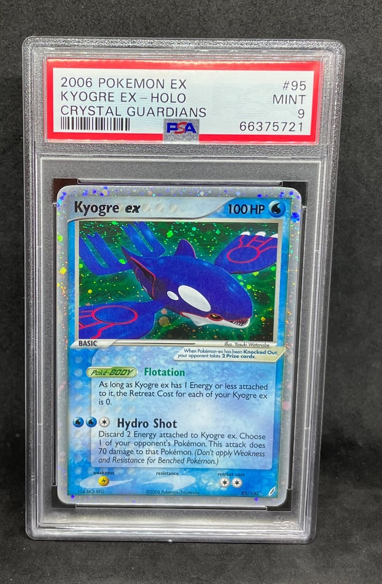 2006 Pokemon Crystal Guardians Kyogre EX 95/100 Ultra Rare