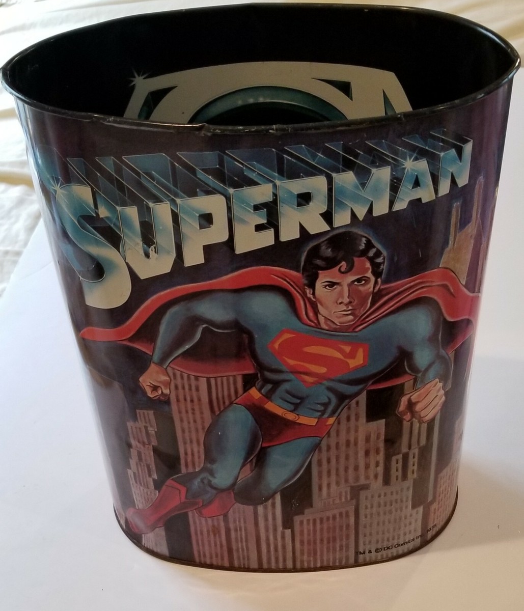 Superman 1978 Trash Can DC Comics - Used 13