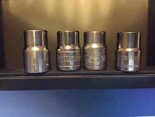 8mm 10mm Metric sockets discontinued Namebrand  6pt 12pt 1/4dr 3/8dr price each