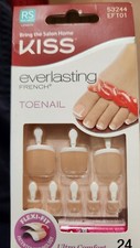 Kiss Products Everlasting French Toenail Limitless Kit, 0.07 Pound NEW IN BOX
