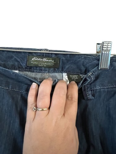 Eddie Bauer Women's Cotton Spandex  Stretch Denim Capri Jeans Size 8 - Picture 2 of 7