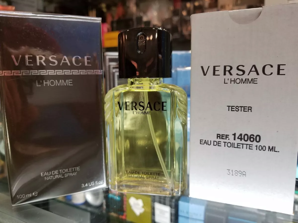 Versace L'HOMME 3.4 oz SEALED / 3.4oz in White box EDT Eau de Toilette  Spray Men