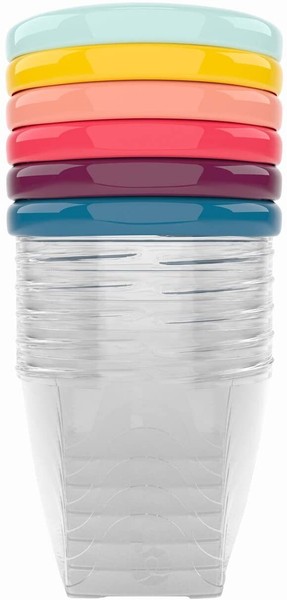 Lot 6 Pots Conservation Hermetiques Bebe 250 Ml Sans Bpa Pratique Astucieux Inova Io