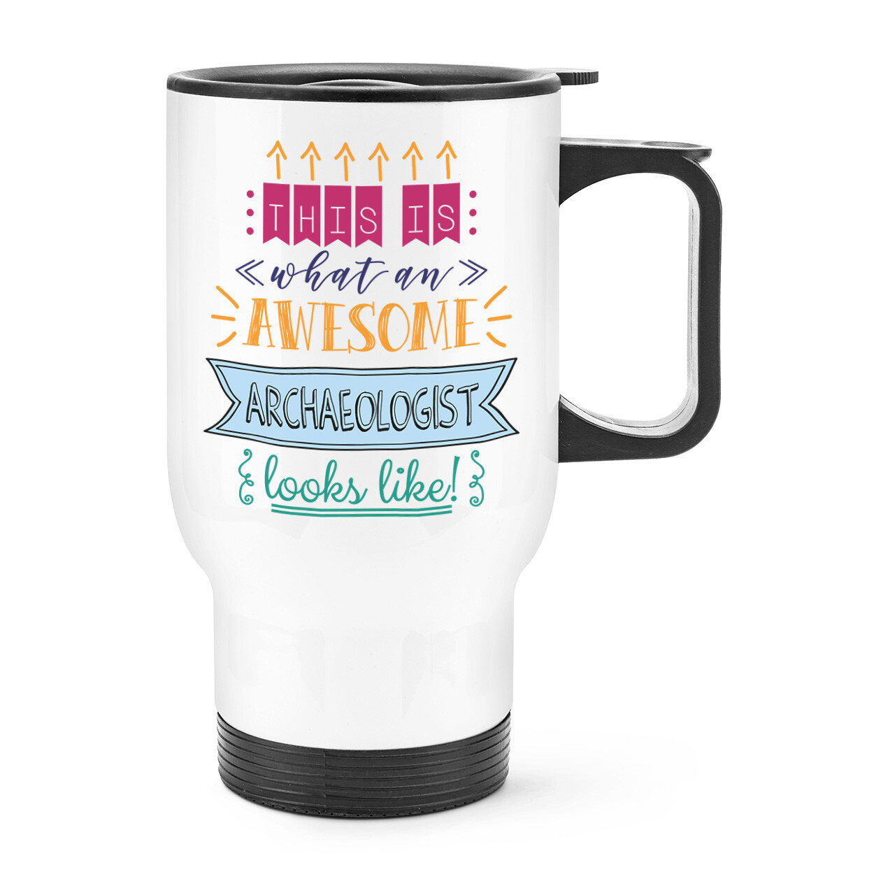 This Is What An Awesome Archaeologist Looks Like Travel Mug Cup With Handle