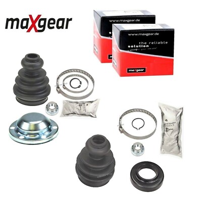 2x Faltenbalgsatz Getriebeseitig vorne fü VW MULTIVAN T5 TRANSPORTER T5 491385+6