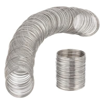 300 Loops Memory Wire for Bracelet Making Jewelry Wire Memory Beading Steel