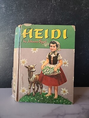 Vintage Heidi by Johanna Spyri Hardcover Book Whitman Publishing