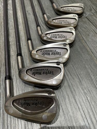 Taylormade Ti Bubble 2 Set Of Irons 4-9 Irons R80 Bubble 2 Shaft - Picture 2 of 19