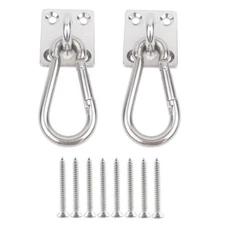 2 Sets Heavy Duty Hammock Hanger Hook Wall Mount Suspension Ceiling Hooks