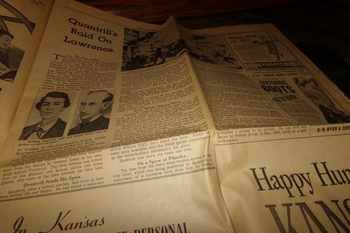 Vintage Kansas City Star Kansas Centennial When The West was Bad 1861-1961 - Picture 6 of 11