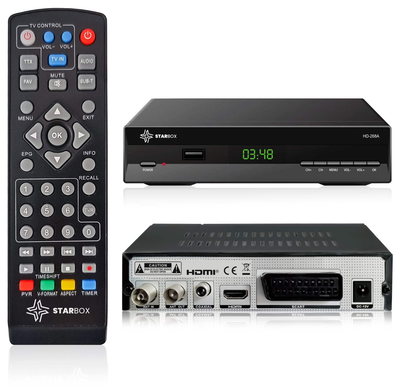 프랑스 무료 채널 시청이 가능한 풀 HD 디지털 지상파 디코더 (SCART/HDMI) 4