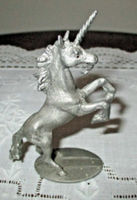 Genuine desk collectible pewter unicorn 1980 Made in USA 2.5" tall