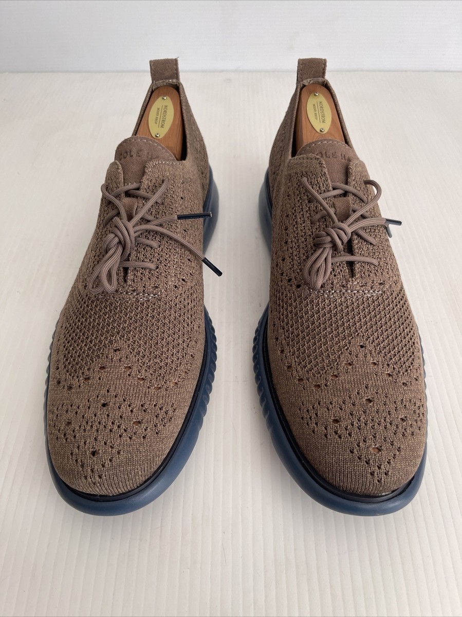 NEW Cole Haan 2.ZERØGRAND Wingtip Oxfords C37656 - Coffee/Navy