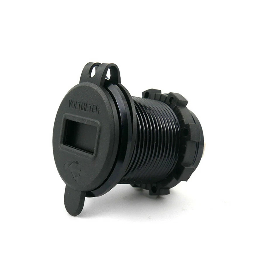 12V 4.2A 21W Coche Doble Puerto USB Cargador Enchufe LED Voltímetro Digital Impermeable Foto 2 de 4