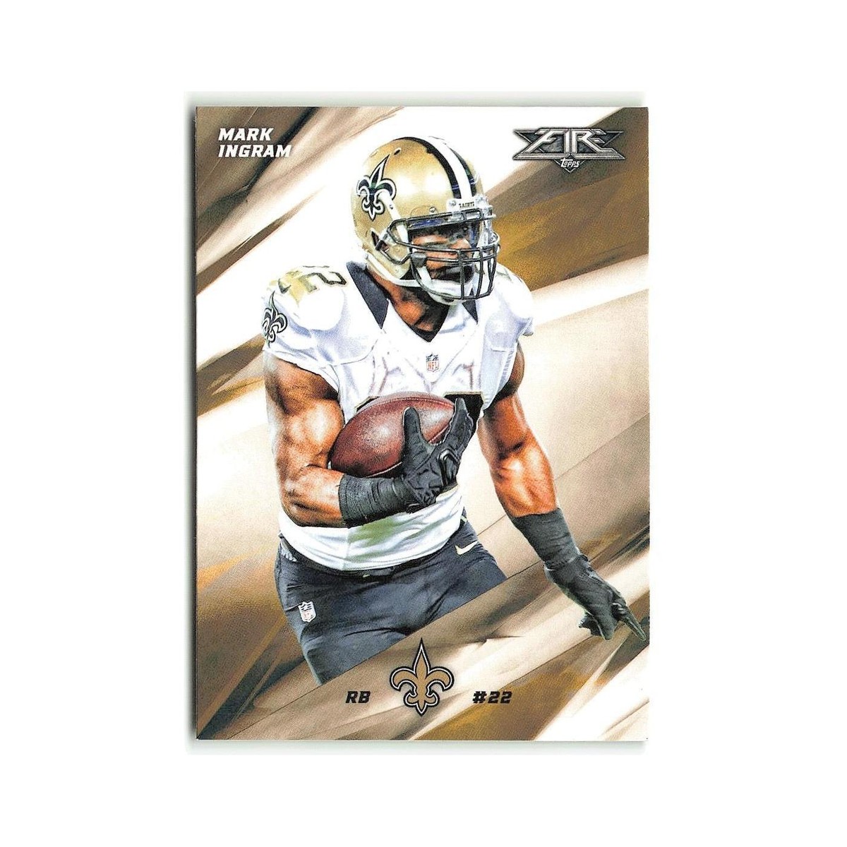 Mark Ingram 2015 Topps Fire #36 New Orleans Saints Football Card NM - Main Image