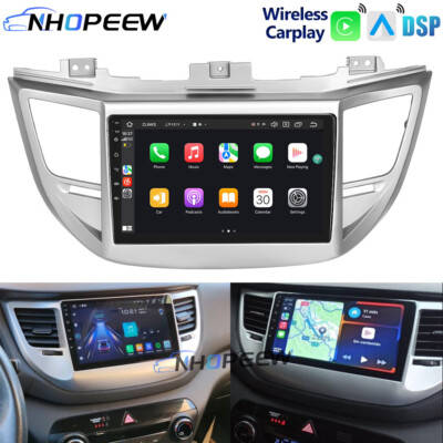 Für Hyundai Tucson 2015-2018 Apple CarPlay 9'' Android 15 Autoradio GPS NAVI WIFI