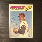 New Listing1977 Topps Nolan Ryan California Angels Autographed #650 Baseball Card