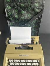 Vintage Olivetti Lettera 25 Typewriter With Carry Case thumbnail
