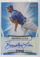 2017 Leaf Metal Draft Blue 25/25 Brendon Little #BA-BL1 Auto f2s