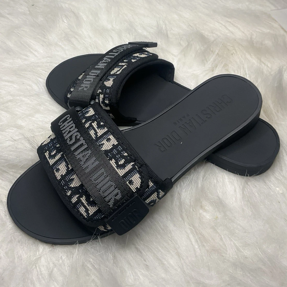 Dior Black Sandals for Women for sale - eBay
