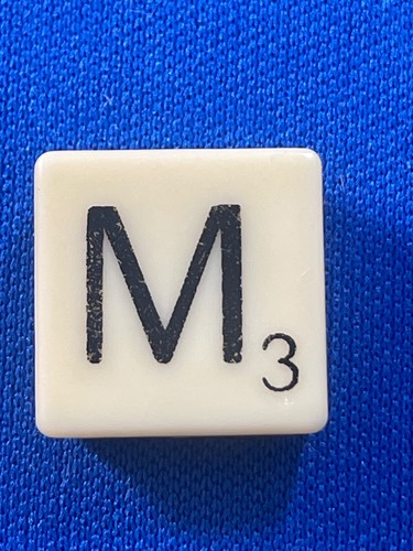 Kunststoff SCRABBLE Fliesen Elfenbein Schwarz Buchstaben als Ersatz, Basteln Alphabete Spielen - Bild 15 von 29