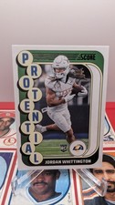 2024 Panini Score #5 Jordan Whittington RC Protential Rookie Card Rams NM Mint. rookie card picture