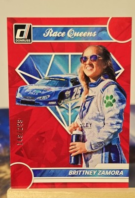 2023 Panini Donruss NASCAR - Race Queens Brittney Zamora #25 Red /299