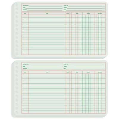 Skyygemm 200 Pcs Ledger Sheets 5'' x 8.5'' Extra Paper Yellow