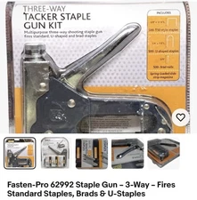 Fasten Pro Tacker Staple Gun Kit