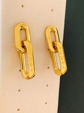 Louis Vuitton Ohrringe vergoldet für beide Ohren