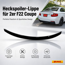 Heckspoiler M Paket Gl�nzend Spoilerlippe Verkleidung f�r BMW 2er F22 14-20