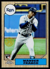 Wander Franco 2022 Topps Chrome Ben Baller Edition 1987 Topps Baseball #87BC-13