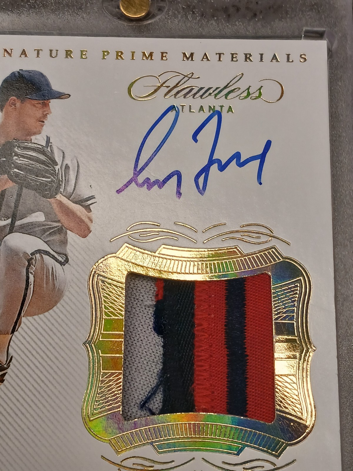 Greg Maddux 2020 Panini Flawless Prime Materials Auto Patch Card #1/5 GAME WORN! view 4