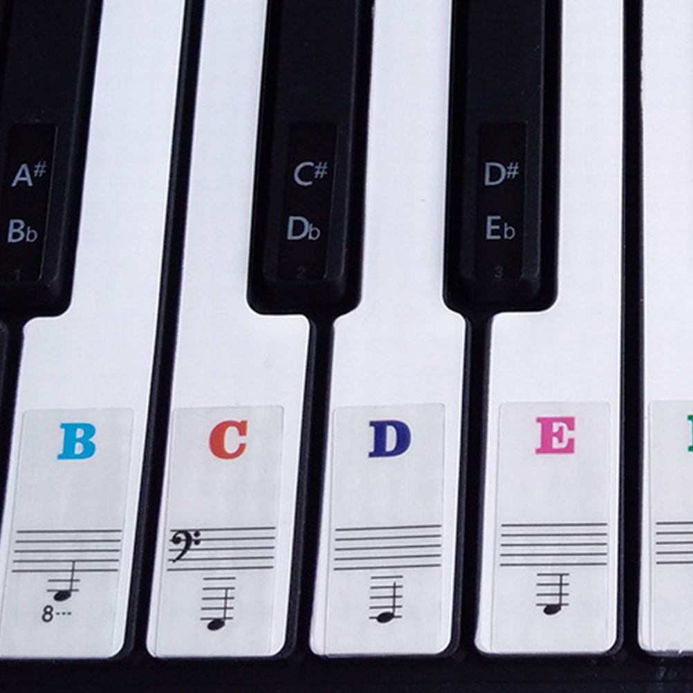 Tastaturaufkleber Klavieraufkleber Instrumentenzubehör Klavierzubehör