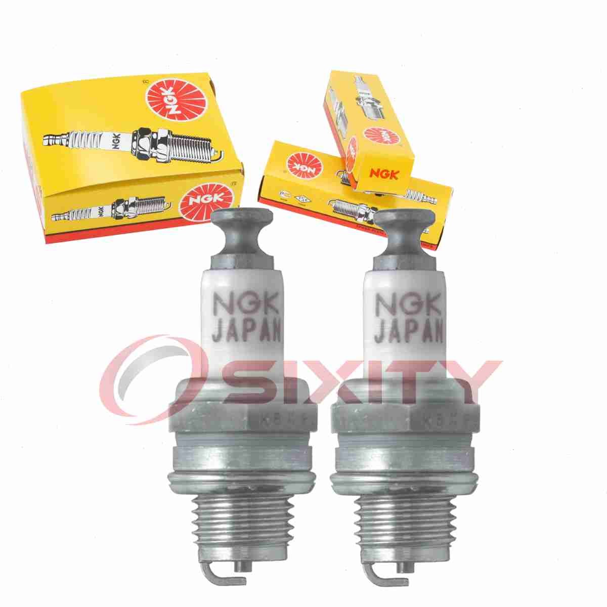 2 pc NGK 5812 CM-6 Standard Spark Plugs for Y82 U20M-U A6S 98052-56471 877 ye