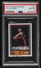2019 Sticker & Card Collection Album Stickers Tyler Herro #207 PSA 10 GEM MT 8d2