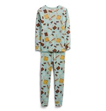 New Baby Gap Two Piece S'mores Organic Cotton PJS Pajama Set Size 2 yrs 2T NWT
