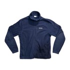 Columbia Sportswear Men's L Full Zip Fleece Jacket Navy Blue Pockets Activewear
