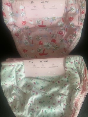 12 Pack ,Girls, Cotton panties, Underwear,  all size Soft, Breathable Floral,New